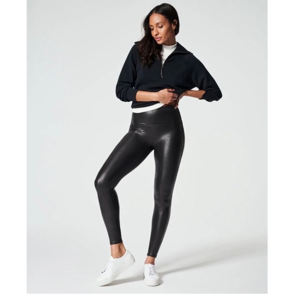 Spanx Leather Leggings